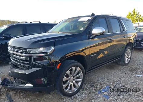 2021 Chevrolet Tahoe K1500 Premier z USA, uszkodzony, nr VIN 1GNSKSKD6MR220959